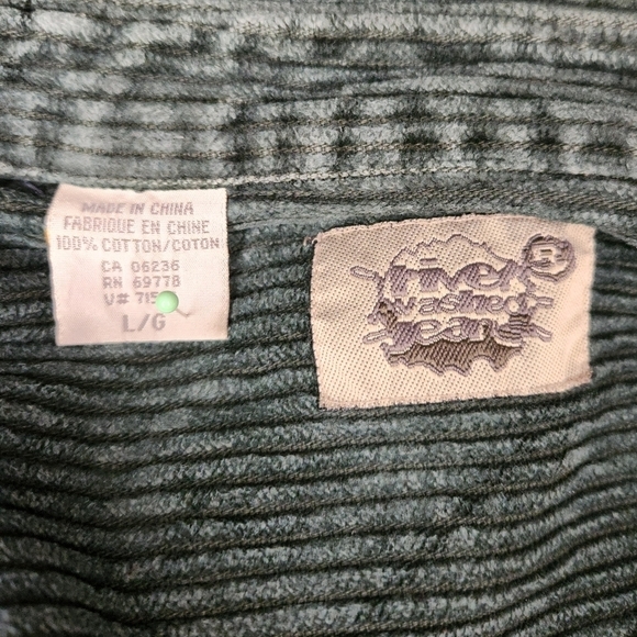 90s Green Corduroy Overshirt - Picture 12 of 14